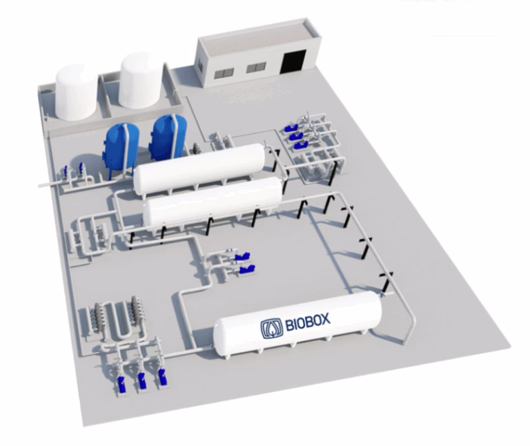 Full-scale Nitrate removal system